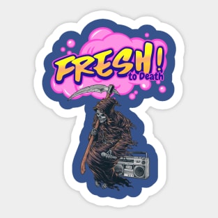 Fresh to Death, Hip Hop Grim Reaper Sticker